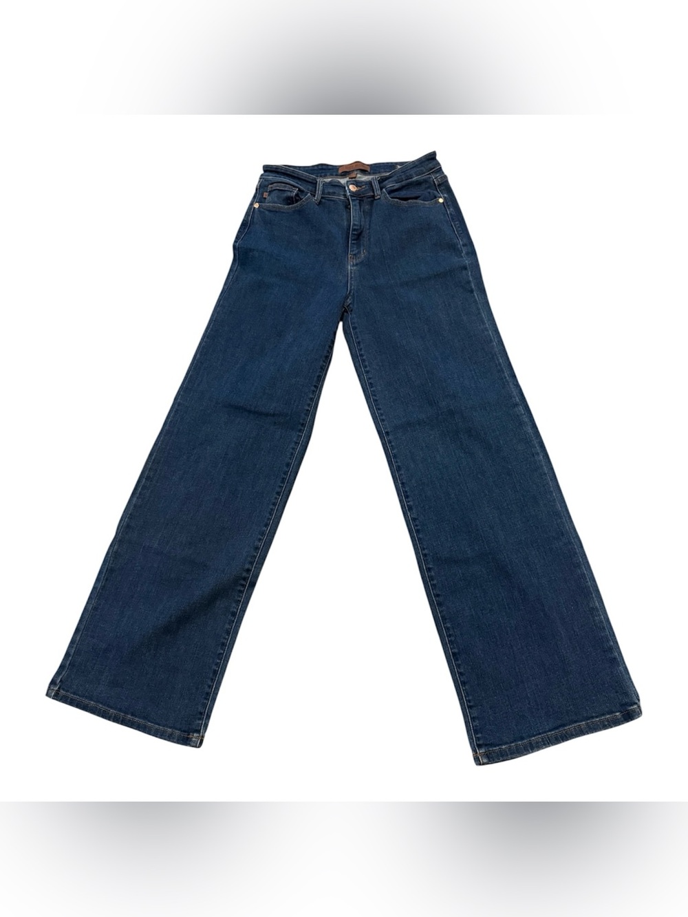 Judy Blue Dark Blue High-Rise wide leg Jeans
